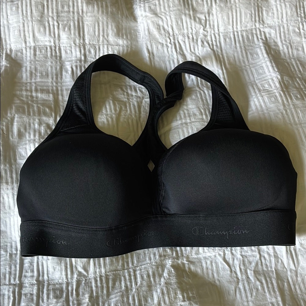 Champion Black Sports Bra Racerback Intimates